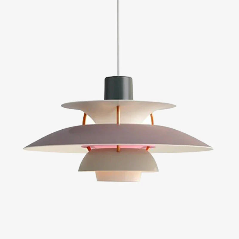 Modern LED Pendant Light with Colorful Metal Shade for Kitchen, Dining, or Living Room - Indoor Hanging Light Fixture 13