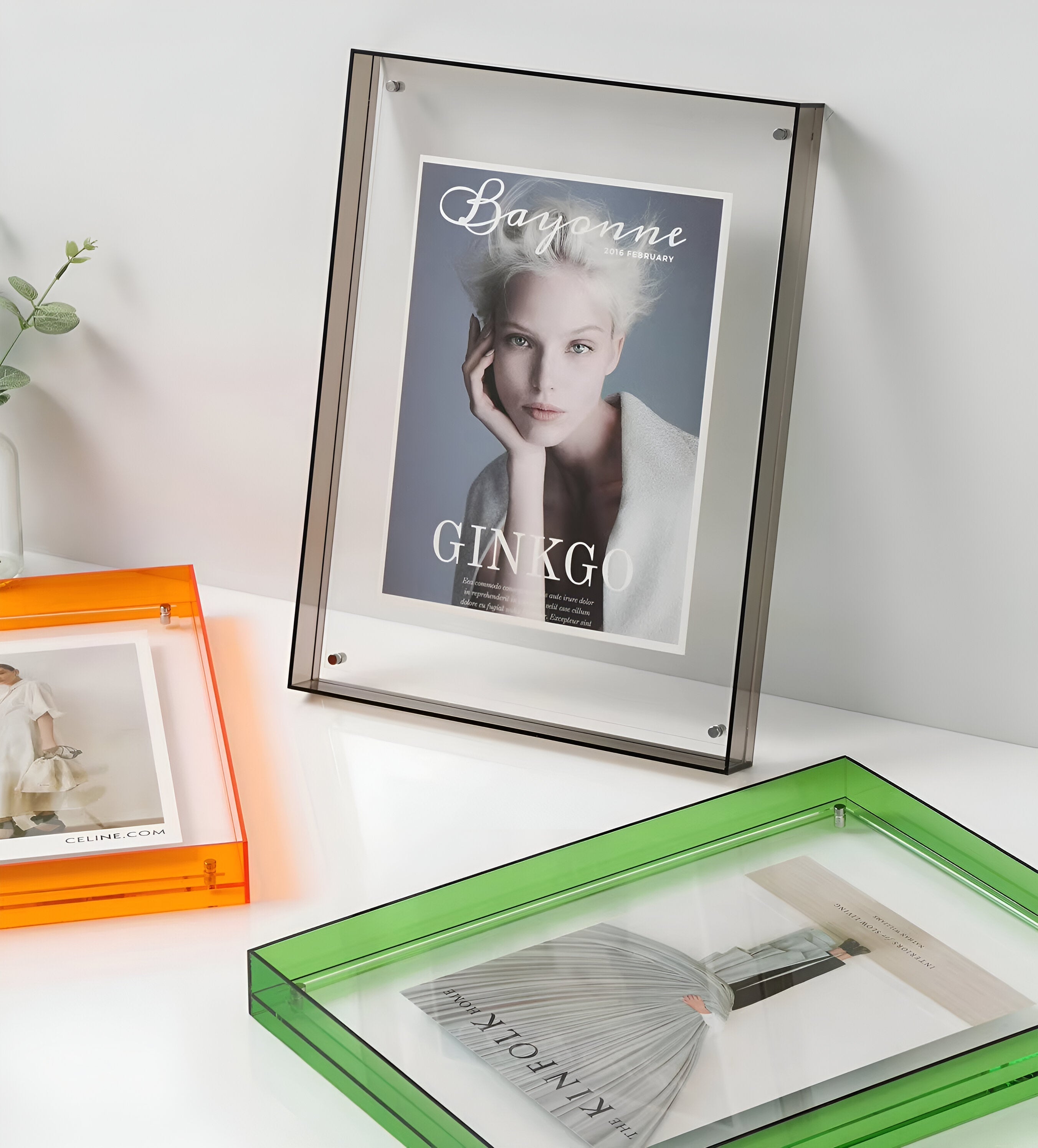 Modern Minimalist Acrylic Photo Frame – Clear Display for Photos and Artwork, Horizontal/Vertical Orientation, Durable Design 3