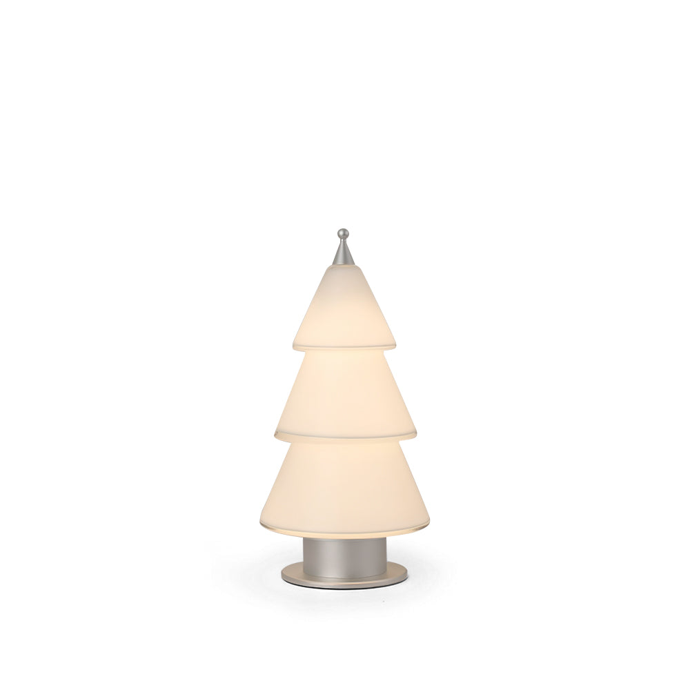 Modern Minimalist Table Lamp - LED Cordless Christmas Tree Design with Touch Control, Battery Operated for Cozy Bedroom Ambiance 1