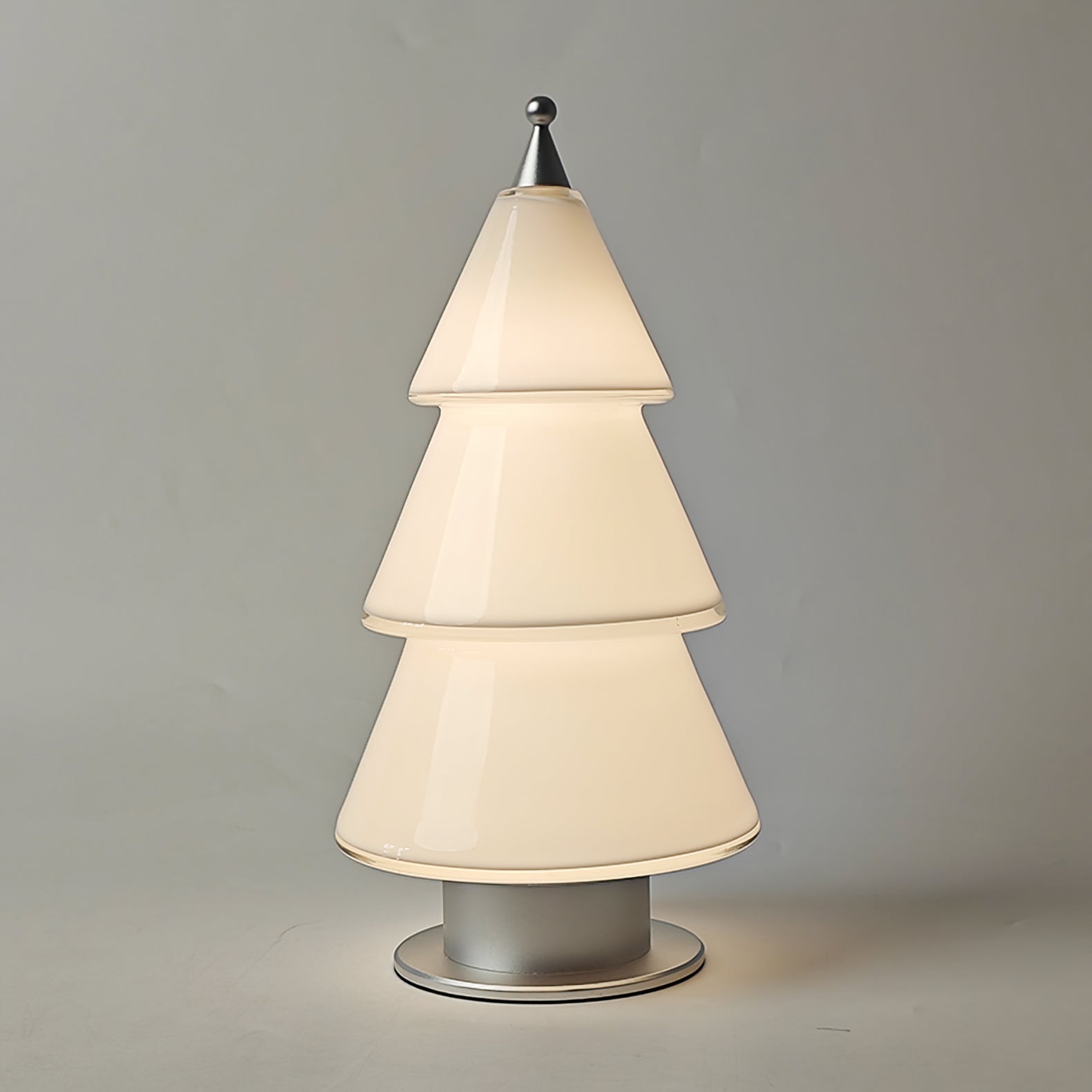 Modern Minimalist Table Lamp - LED Cordless Christmas Tree Design with Touch Control, Battery Operated for Cozy Bedroom Ambiance 9