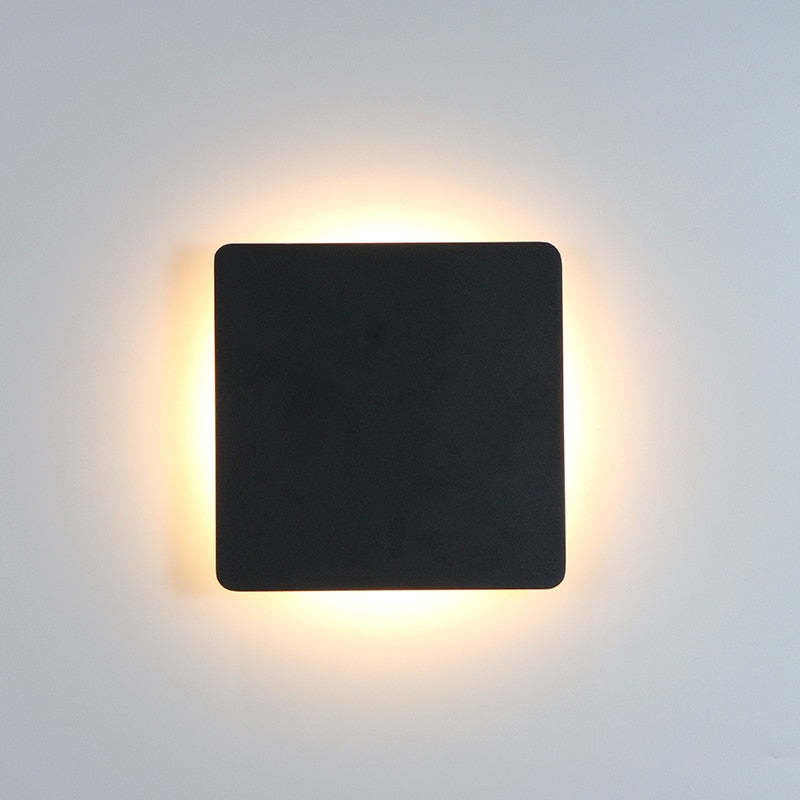 Modern Outdoor Wall Lamp - Black LED Exterior Wall Light, Weather-Resistant, Minimalist Design, Smart Enabled, Easy Installation 12