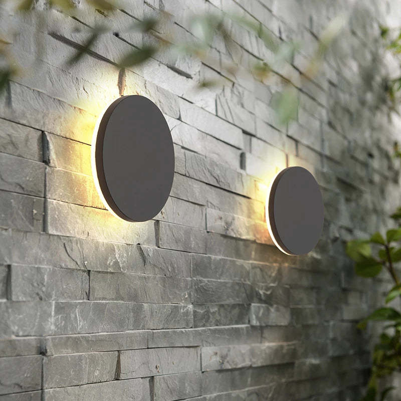 Modern Outdoor Wall Lamp - Black LED Exterior Wall Light, Weather-Resistant, Minimalist Design, Smart Enabled, Easy Installation 2