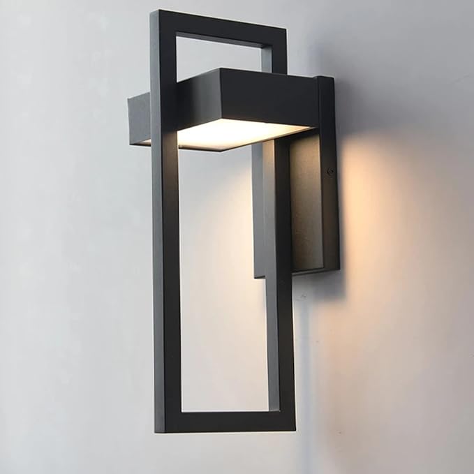 Modern Outdoor Wall Lamp – Stylish Exterior Wall Light with Integrated LED for Patios and Gardens 3