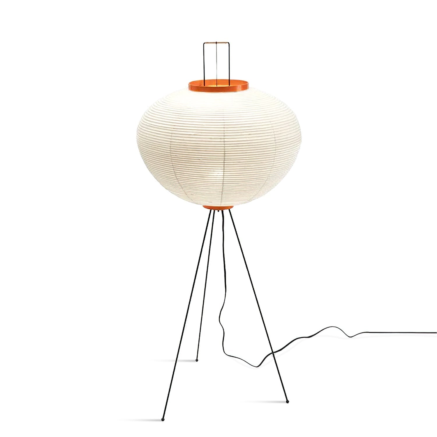 Modern Rice Paper Floor Lamp – Elegant Minimalist Design for Living Room – Soft Light Diffusion with Durable Metal Base 0