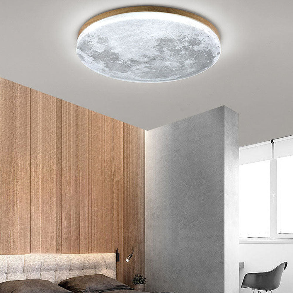 Modern Round LED Ceiling Light Fixture – Minimalist Design with Soft Warm Glow, Energy Efficient Flush Mount Ceiling Light 0