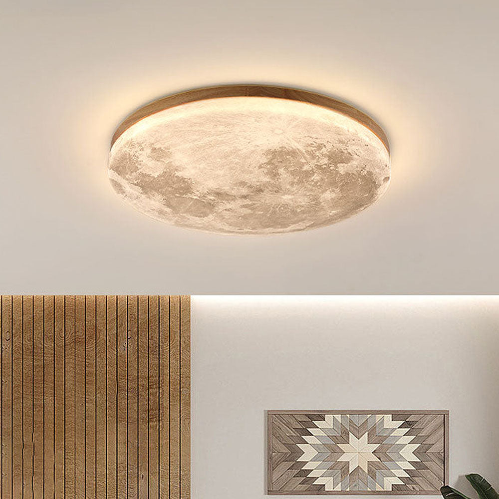Modern Round LED Ceiling Light Fixture – Minimalist Design with Soft Warm Glow, Energy Efficient Flush Mount Ceiling Light 10