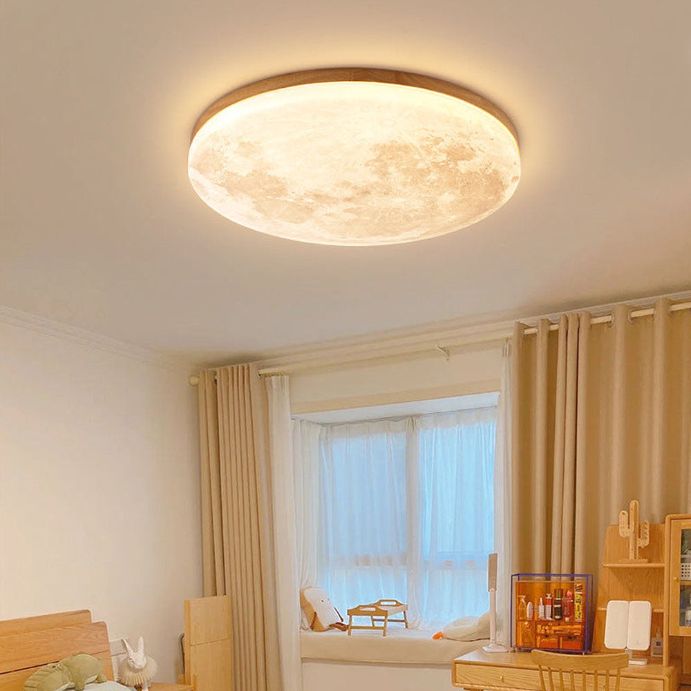 Modern Round LED Ceiling Light Fixture – Minimalist Design with Soft Warm Glow, Energy Efficient Flush Mount Ceiling Light 13