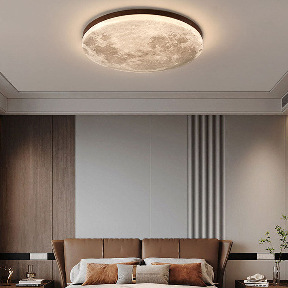 Modern Round LED Ceiling Light Fixture – Minimalist Design with Soft Warm Glow, Energy Efficient Flush Mount Ceiling Light 9