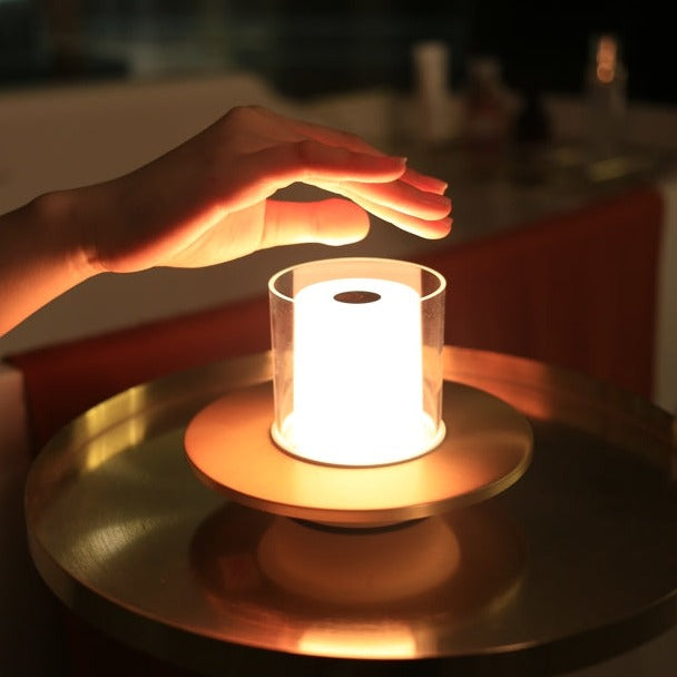 Modern Touch Control Table Lamp – Cordless LED Bedside Lamp with Adjustable Brightness for Home and Outdoor Use 0