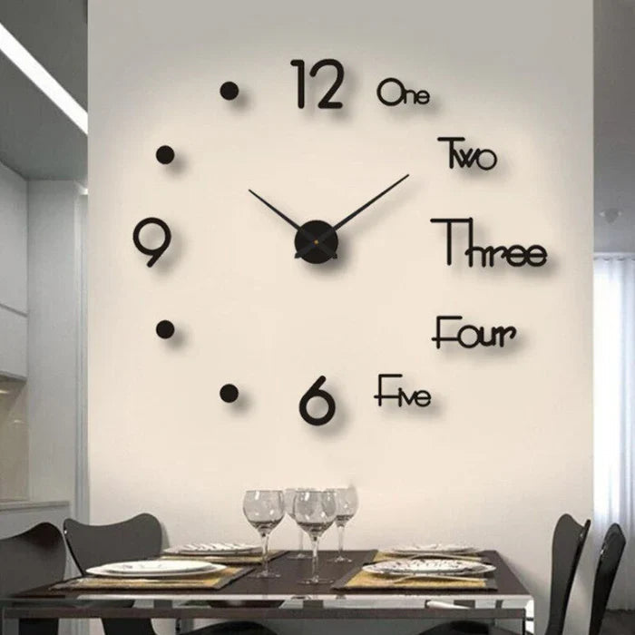 Modern Wall Clock Decor – Original Design Stylish Timepiece for Home and Office, Silent Quartz Mechanism 10