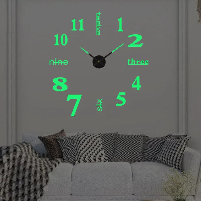 Modern Wall Clock Decor – Original Design Stylish Timepiece for Home and Office, Silent Quartz Mechanism 9