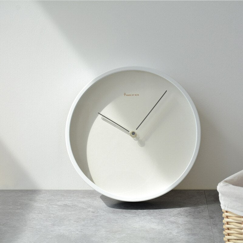 Modern Wall Clock Decor in Minimalist Design – Available in 25 cm and 30 cm, Multiple Colors: Gray, Black, Green, Blue, Red 1