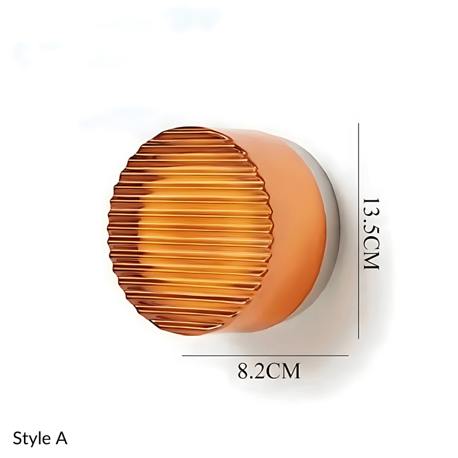 Modern Wall Light with Integrated LED – 7 Unique Styles for Elegant Interiors, Metal and Glass Design, Indoor Use 11