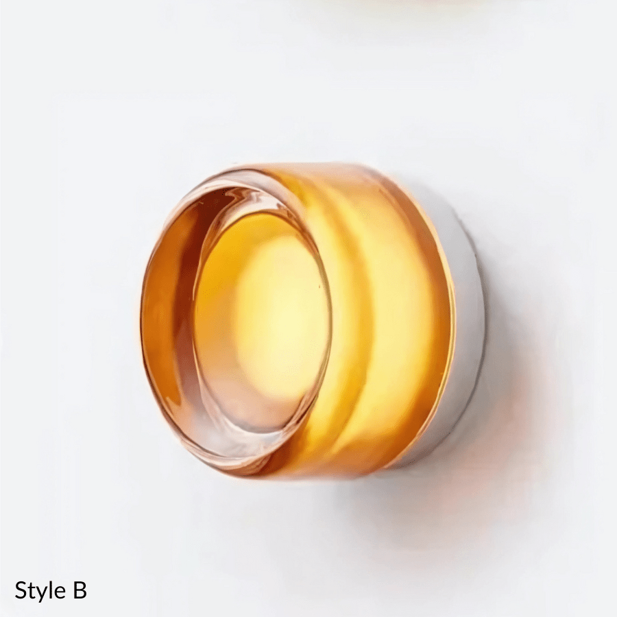 Modern Wall Light with Integrated LED – 7 Unique Styles for Elegant Interiors, Metal and Glass Design, Indoor Use 9