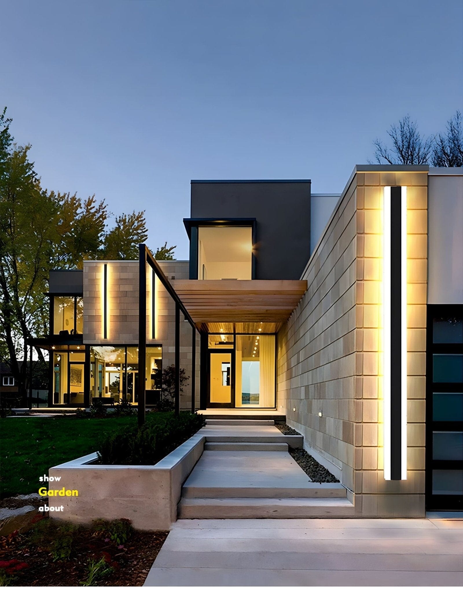 Modern Waterproof Black Outdoor Wall Light – IP65 LED Fixture with Dimmable Options for Patios and Gardens 6