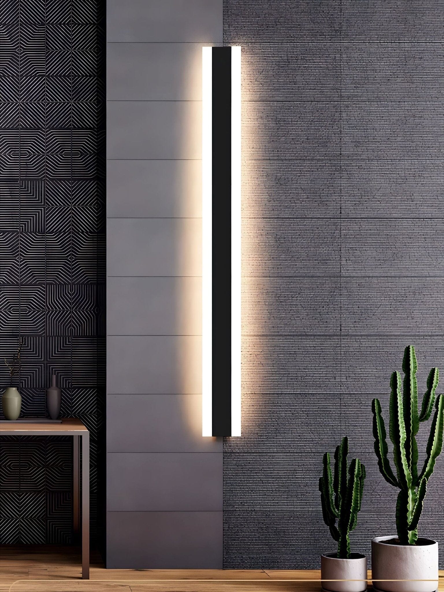 Modern Waterproof Black Outdoor Wall Light – IP65 LED Fixture with Dimmable Options for Patios and Gardens 7