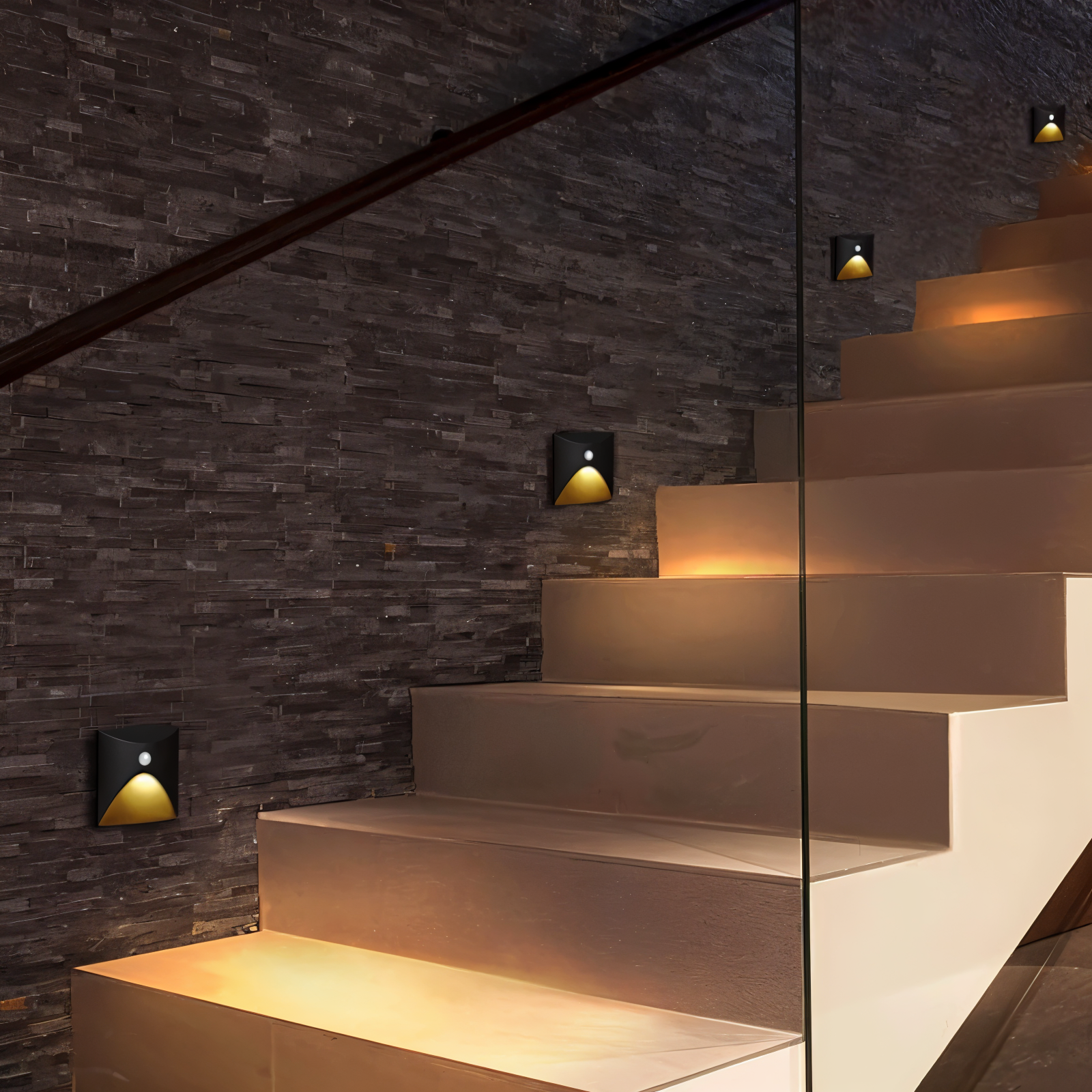 Motion Sensor Weatherproof Dimmable Wall Lamp