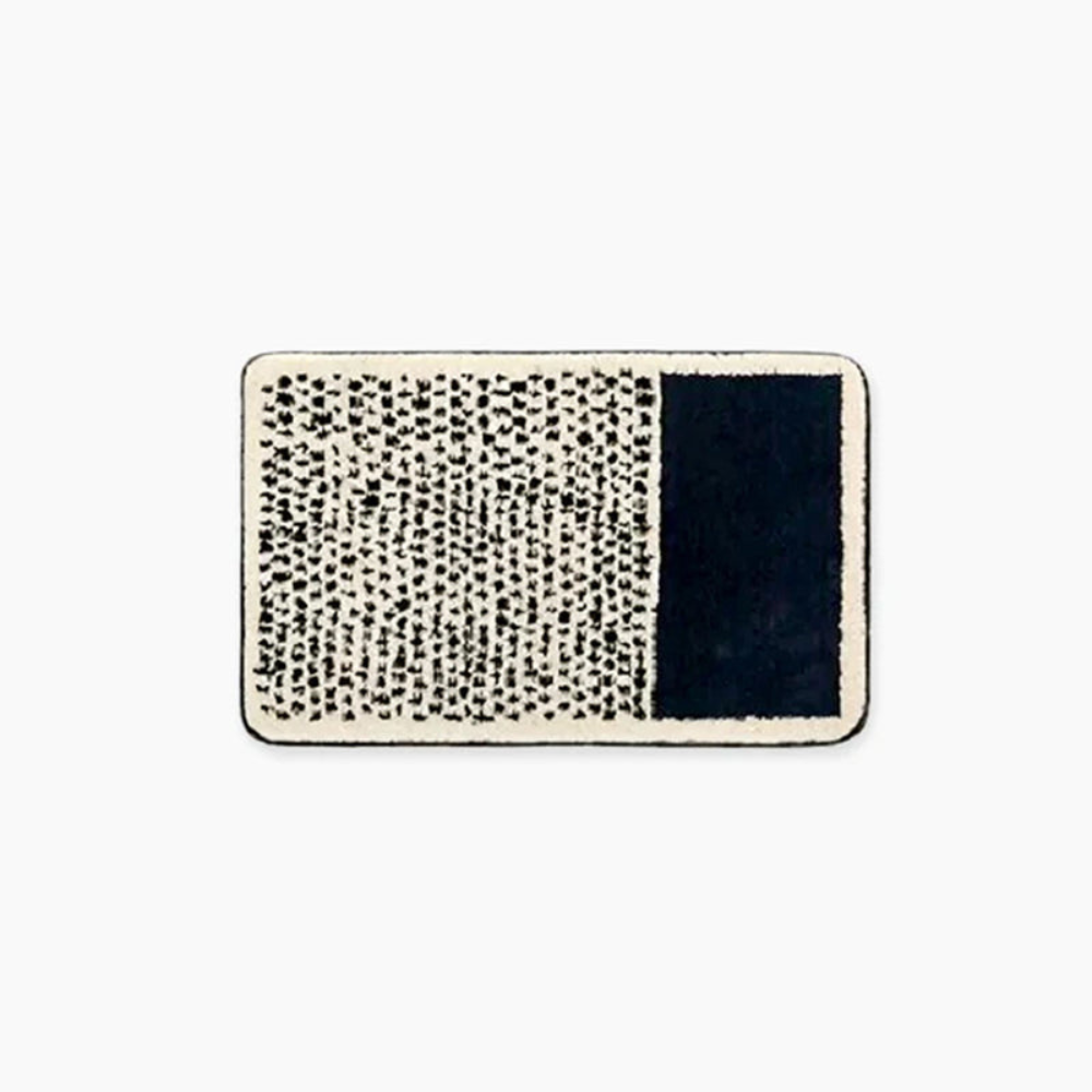 Non-Slip Abstract Bath Mat – Soft Microfiber Bathroom Rug, Machine Washable, Multiple Sizes Available 0