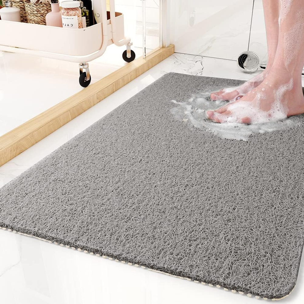 Non-Slip Shower Mat with Soft Anti-Slip Design for Safe Bathroom Use – Versatile Textured Bath Mat 0