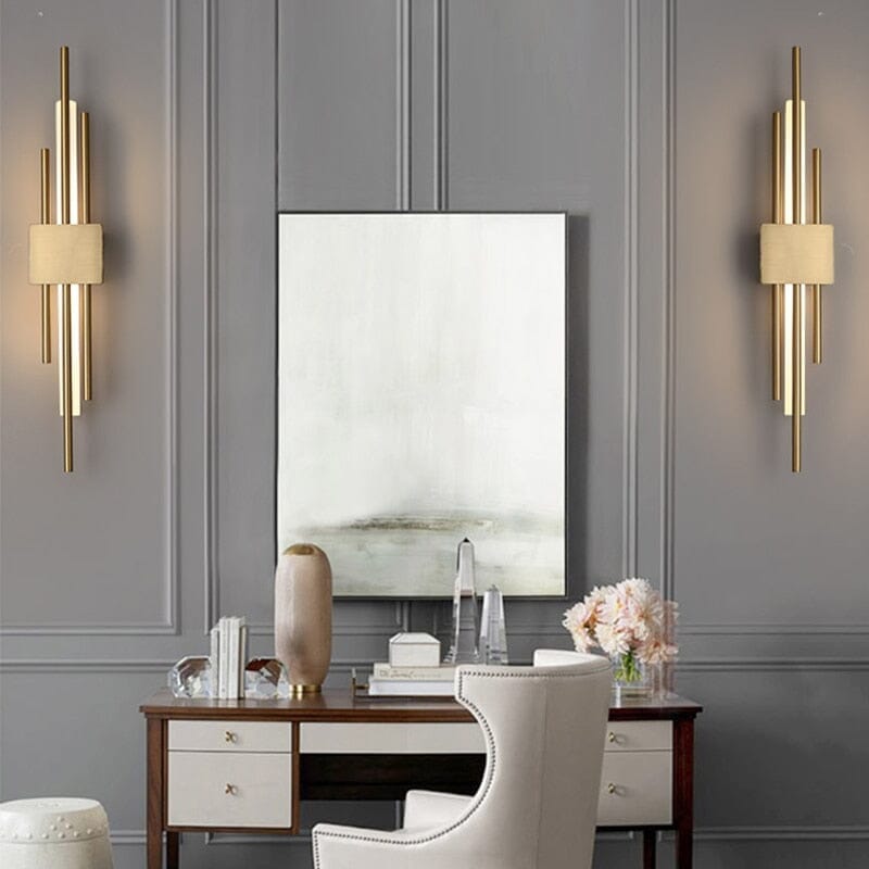 Nordic Wall Lamp Duo – Elegant Warm White Wall Sconce for Modern Spaces, Iron Construction, Easy Installation