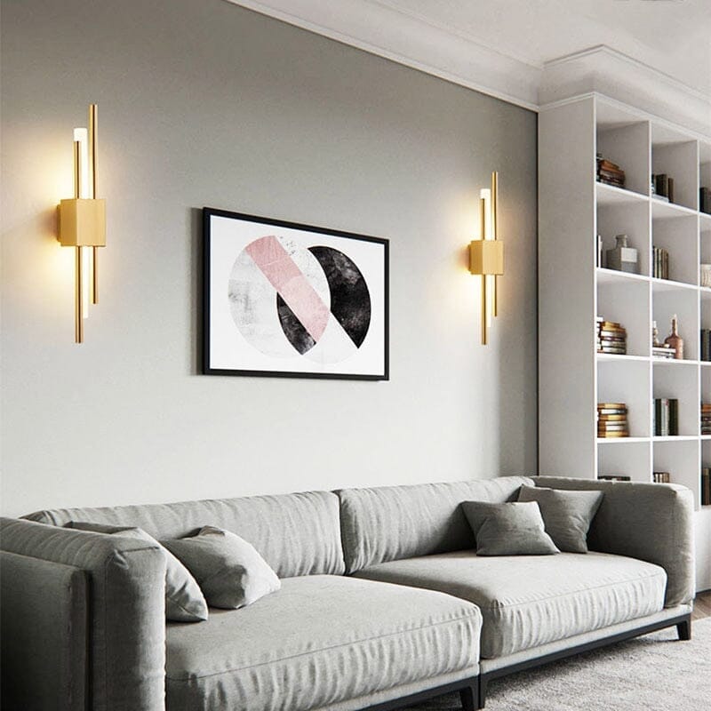 Nordic Wall Lamp Duo – Elegant Warm White Wall Sconce for Modern Spaces, Iron Construction, Easy Installation