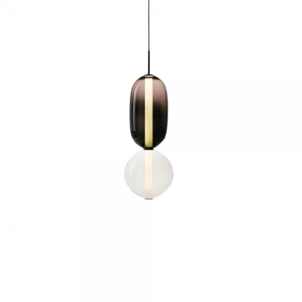 Nordic Candied Glass Pendant Light – Adjustable Kitchen Pendant Lighting for Modern Interiors 0