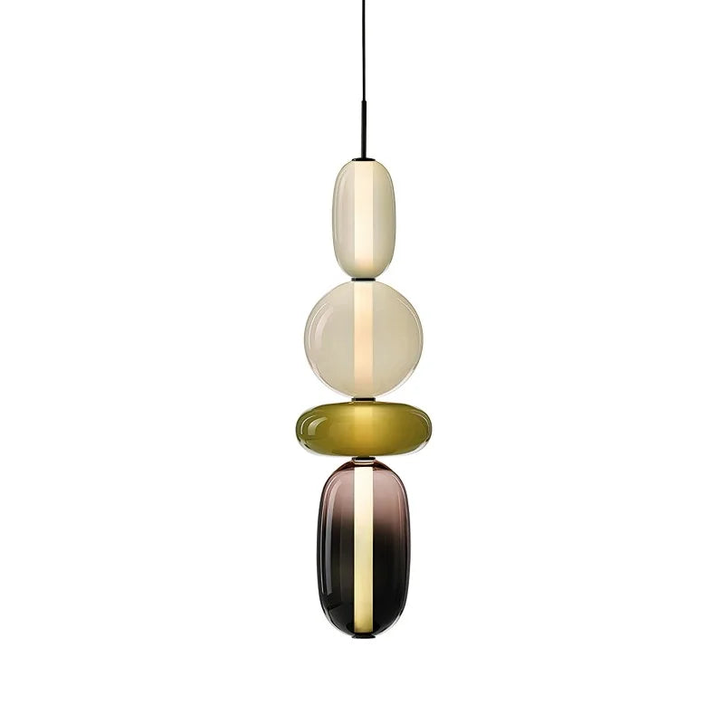 Nordic Candied Glass Pendant Light – Adjustable Kitchen Pendant Lighting for Modern Interiors 15