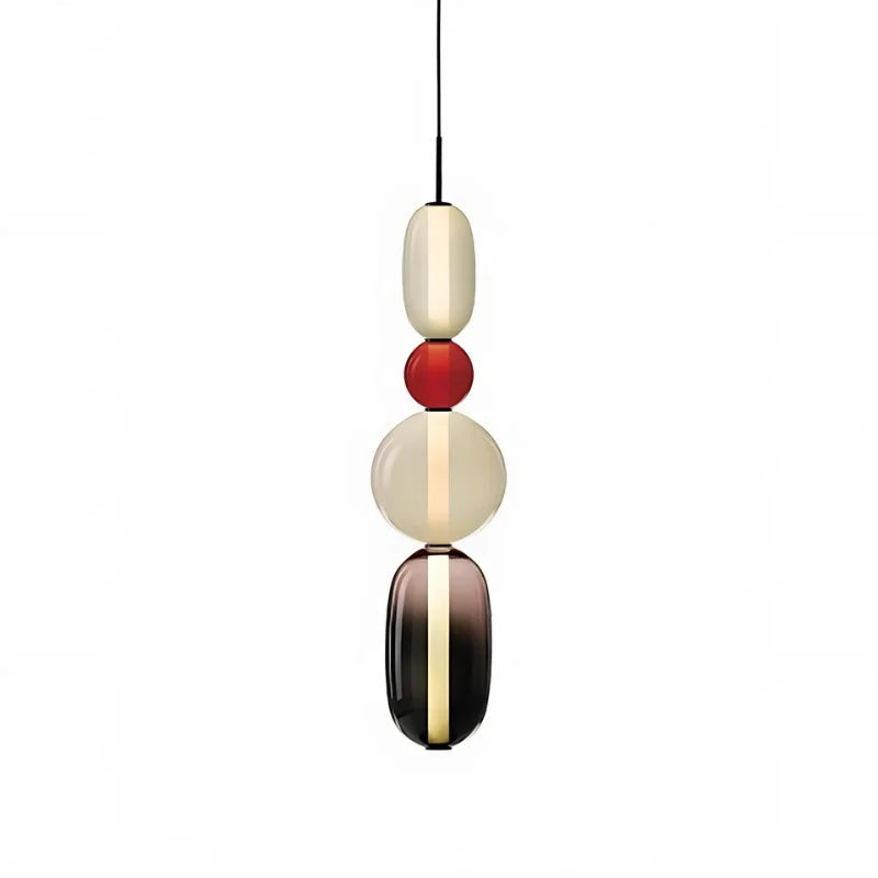 Nordic Candied Glass Pendant Light – Adjustable Kitchen Pendant Lighting for Modern Interiors 20