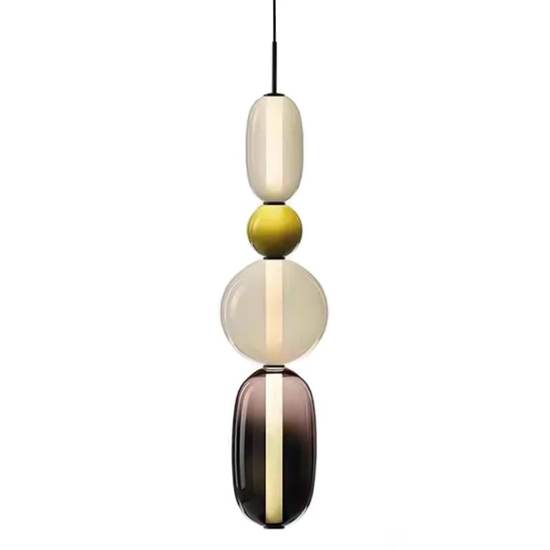 Nordic Candied Glass Pendant Light – Adjustable Kitchen Pendant Lighting for Modern Interiors 21