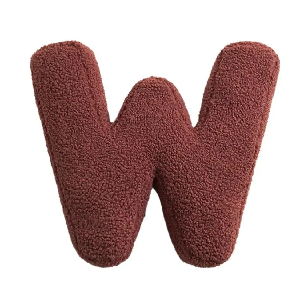Nordic Decorative Cushion in English Letter Design – Soft Cotton Filling for Home Décor 11
