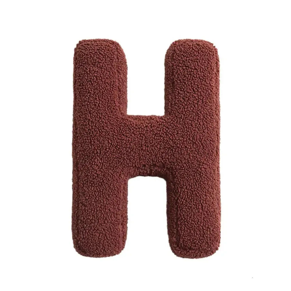 Nordic Decorative Cushion in English Letter Design – Soft Cotton Filling for Home Décor 26