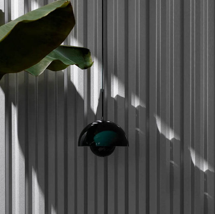 Nordic Macaron 1-Light Pendant Light with Semicircle Dome Design – Adjustable Height 7