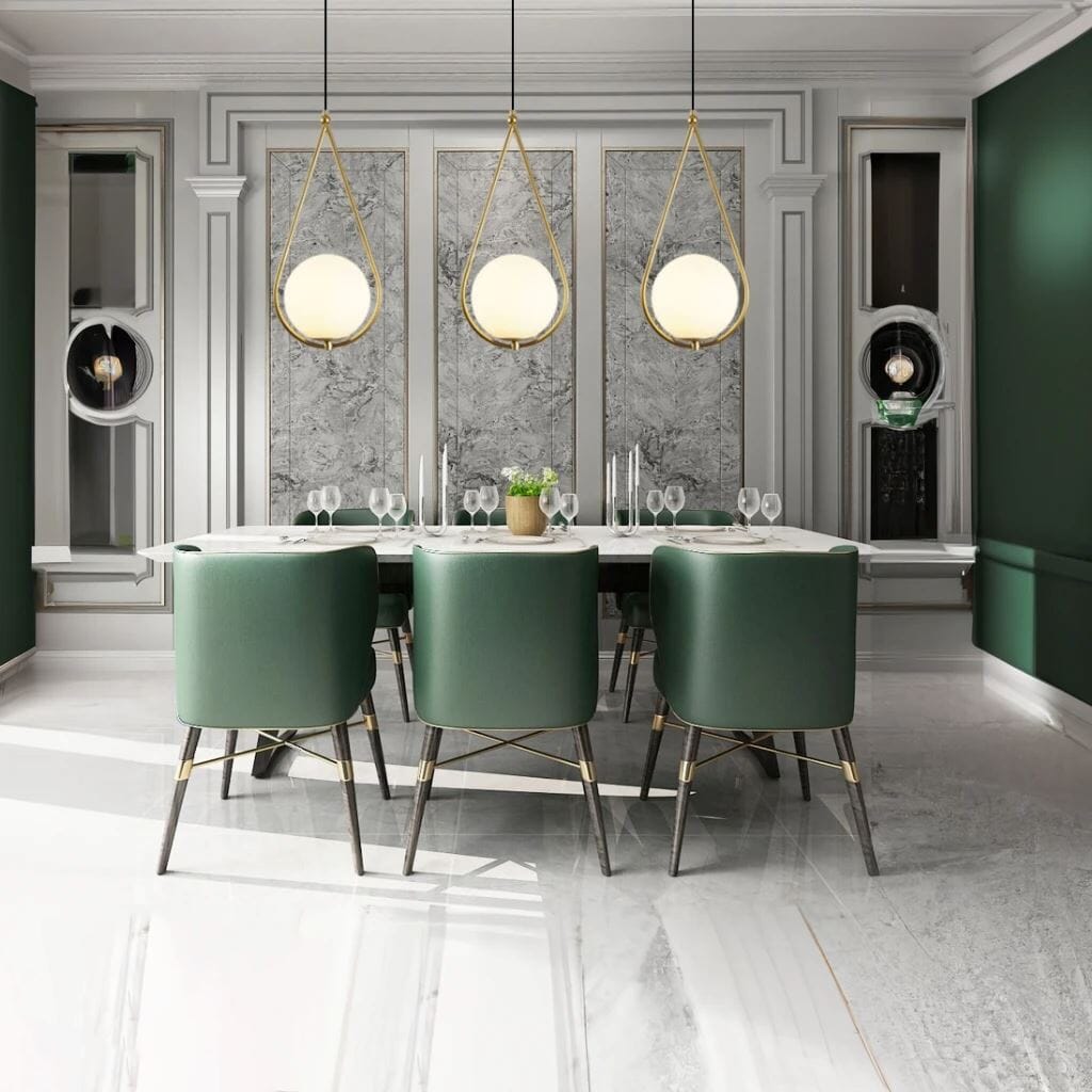 Nordic Style Glass Pendant Light Fixture – Artistic Metal and Glass Design for Kitchen Pendant Lighting 6