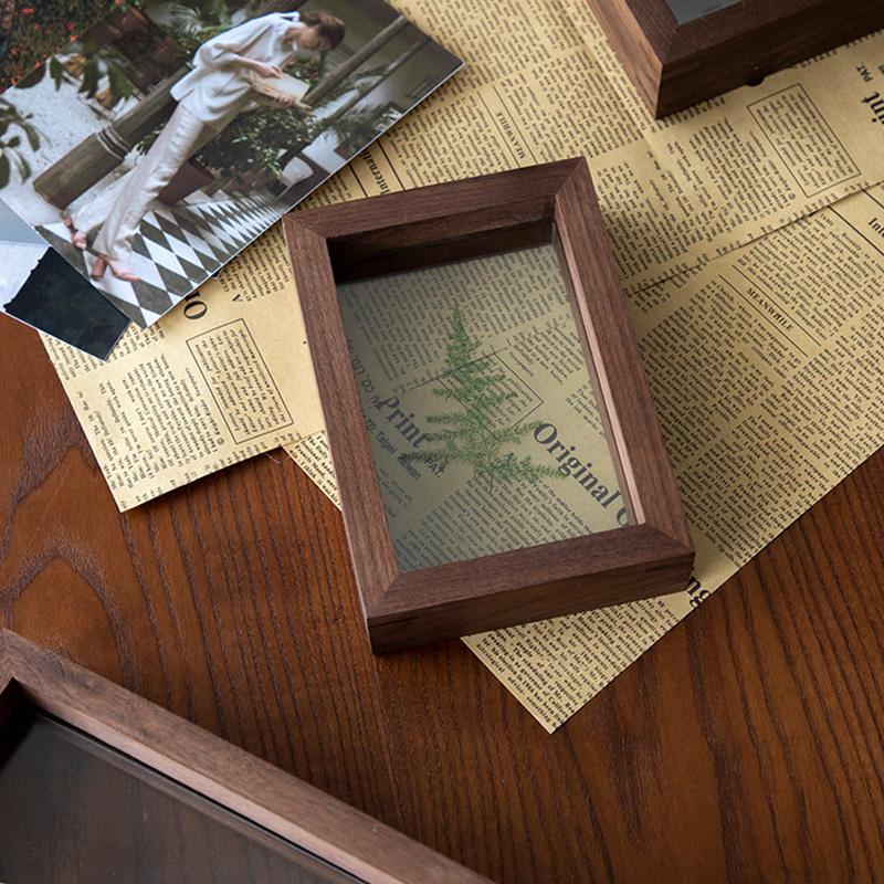 Nut Brown Picture Frame 10 x 15 cm – Elegant Wall Hanging and Tabletop Photo Frame in Natural Wood 4