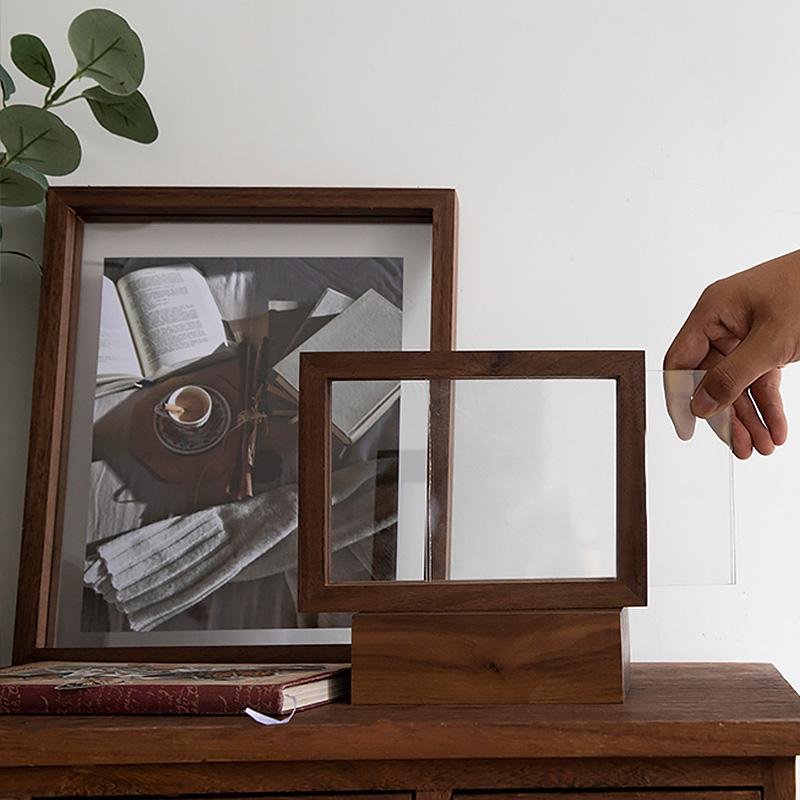 Nut Brown Picture Frame 10 x 15 cm – Elegant Wall Hanging and Tabletop Photo Frame in Natural Wood 5