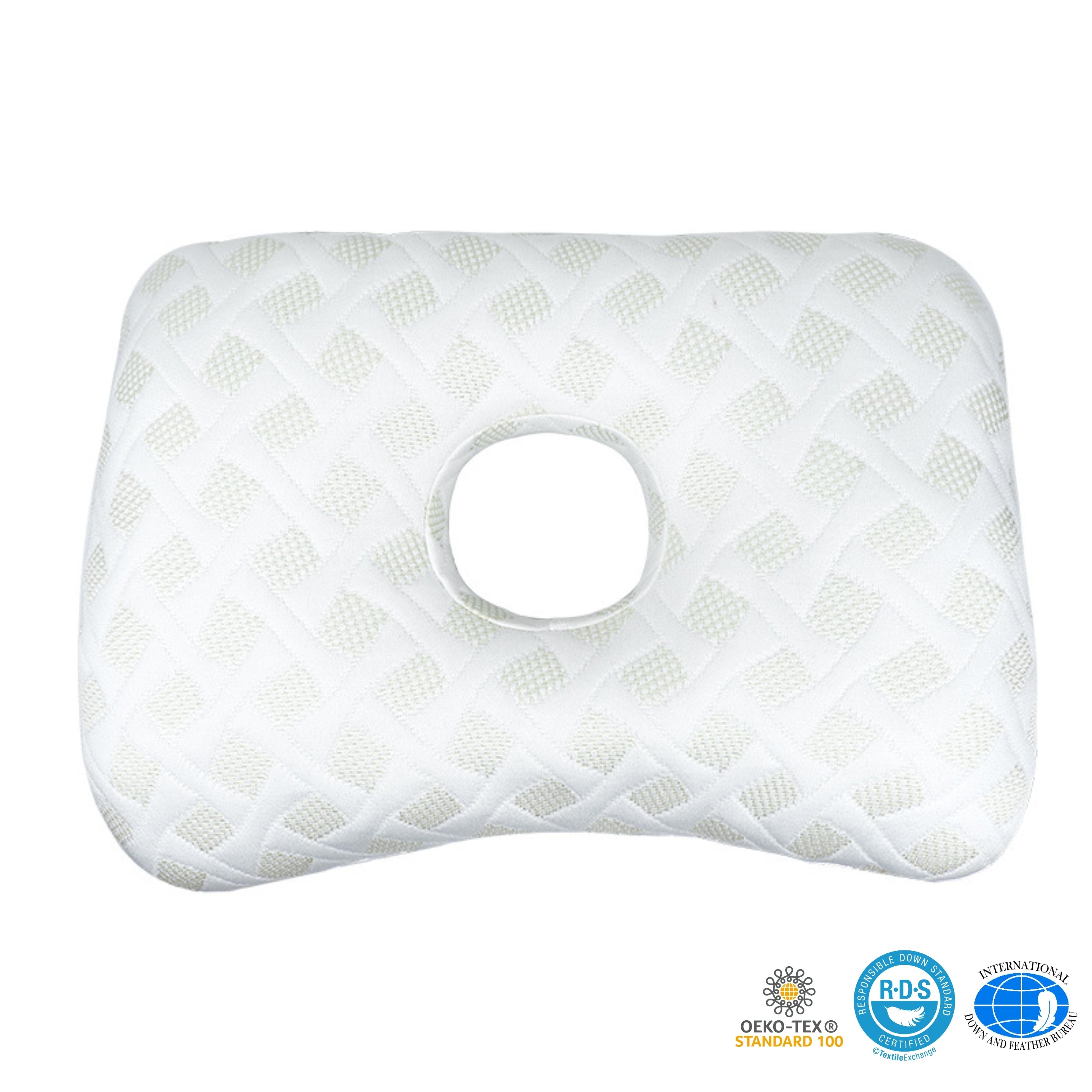 O-Shaped Ear Pillow for Side Sleepers – Soft Cotton Design with Unique Ear Hole for Comfort and Pressure Relief 10
