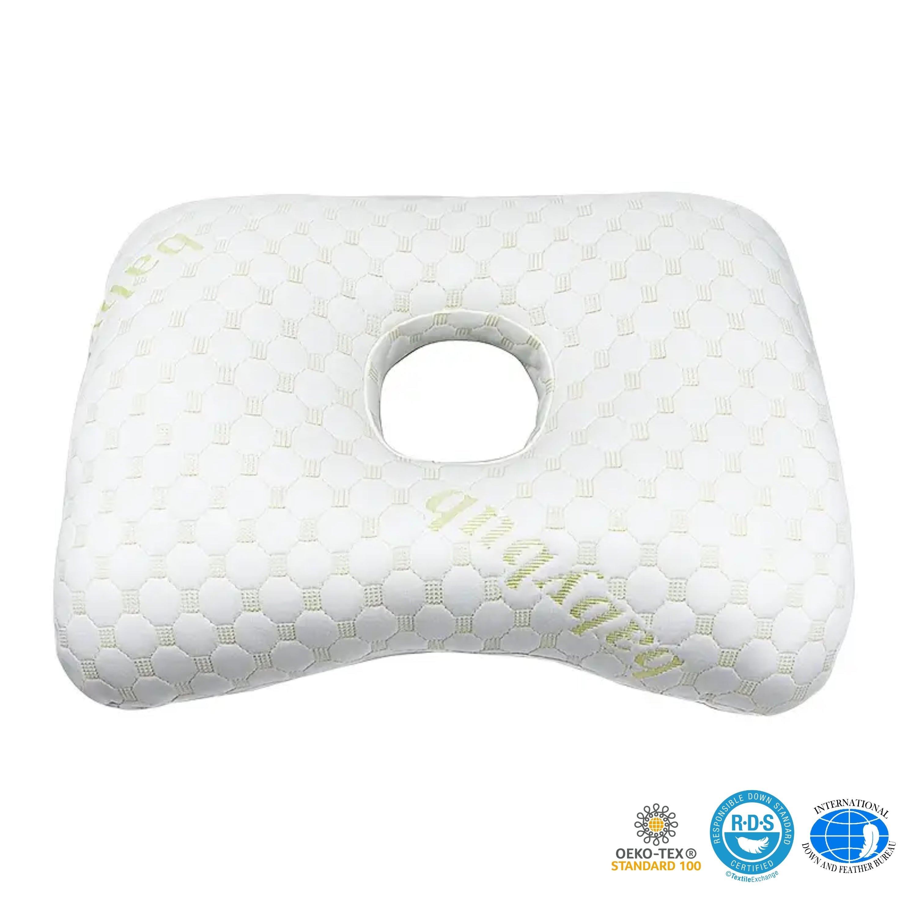 O-Shaped Ear Pillow for Side Sleepers – Soft Cotton Design with Unique Ear Hole for Comfort and Pressure Relief 9