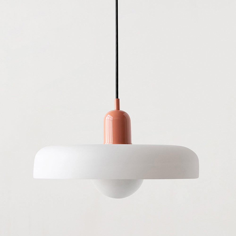 Bauhaus Glass Pendant Light – Colorful Design – Retro Ceiling Lamp
