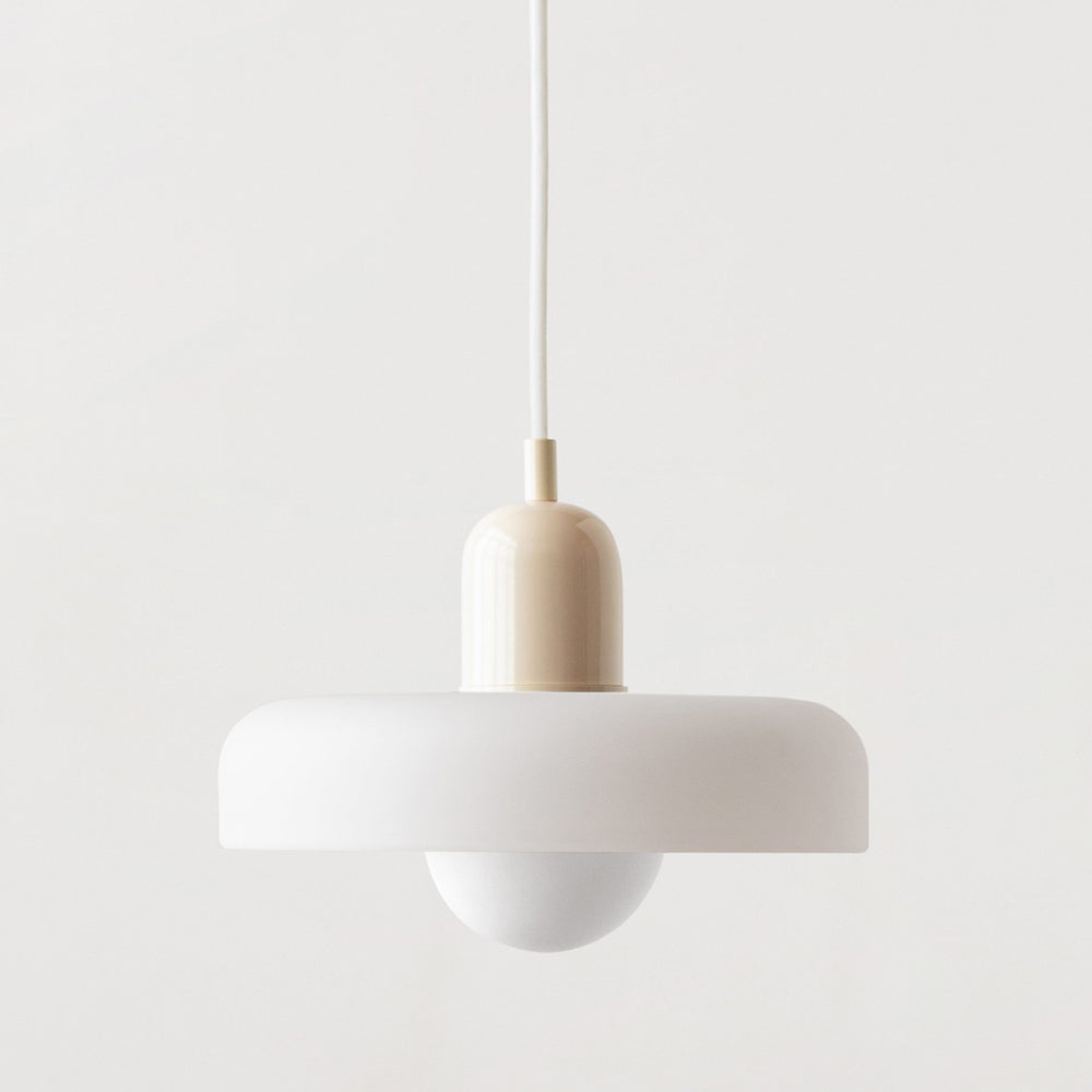 Bauhaus Glass Pendant Light – Colorful Design – Retro Ceiling Lamp