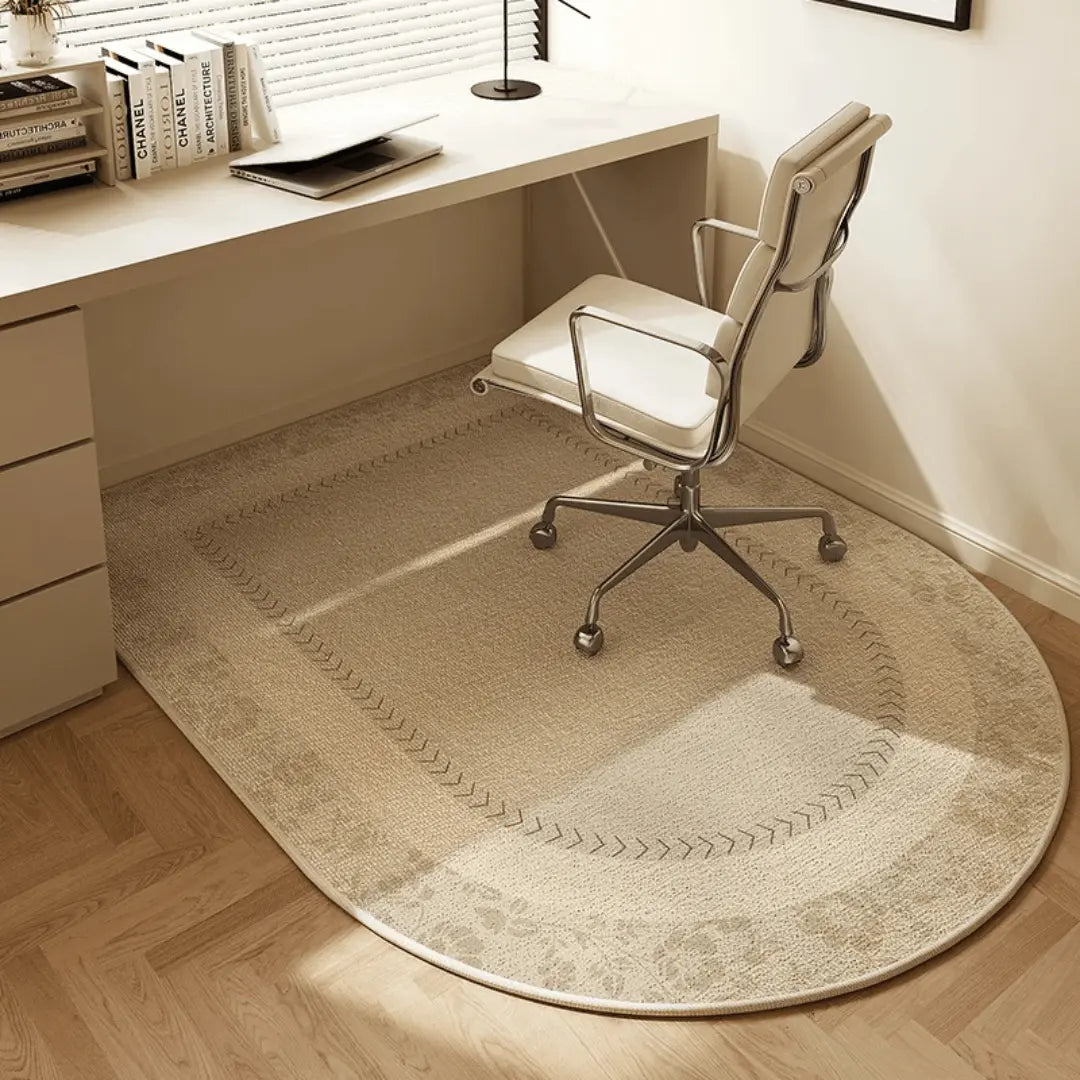 Office Chair Mat – Durable Short Pile Fleece Floor Protector with Non-Slip Backing for Home and Office Use 1