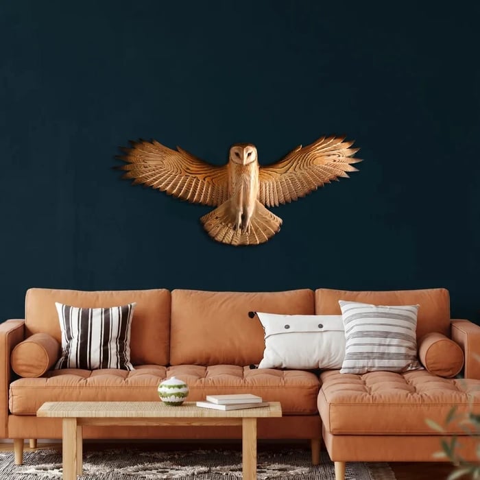 Owl Wall Art Animal Accent Decoration