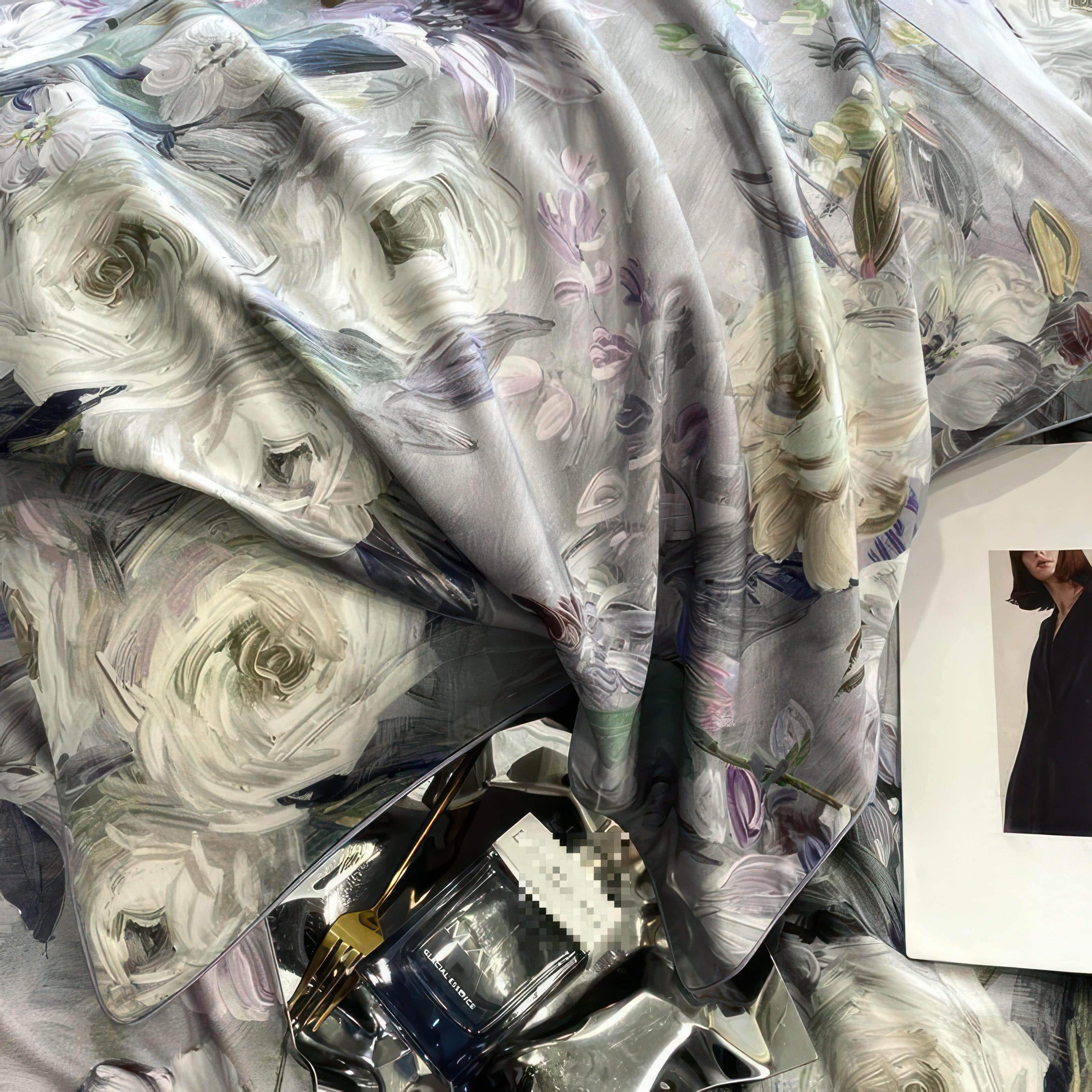 Pillowcase Pair 48 x 74cm, 100% Egyptian Cotton, 600 Thread Count, Luxurious Sateen Weave, Intricate Design, Soft and Cool 2