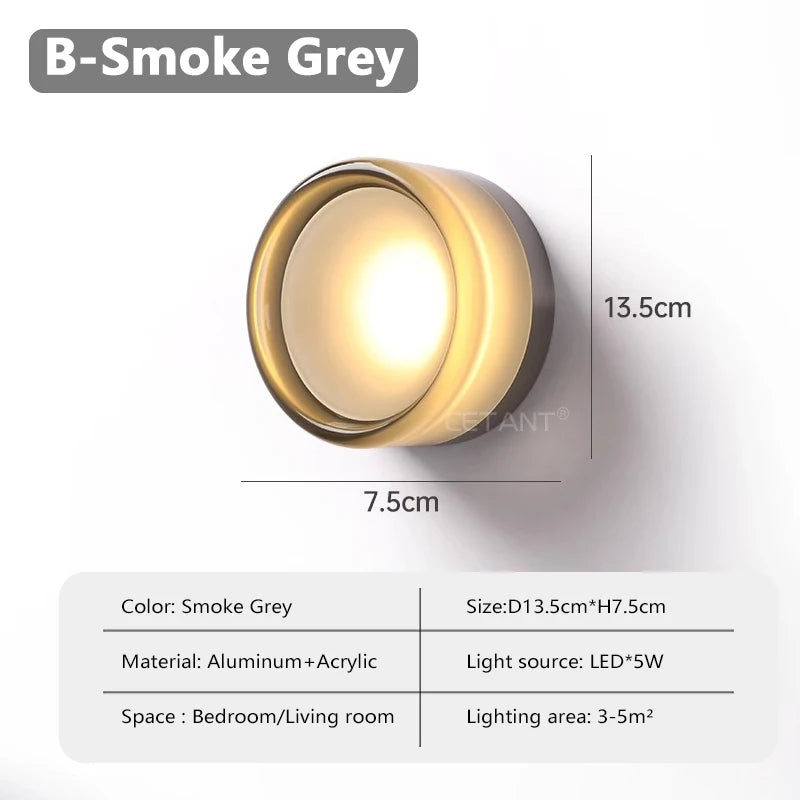 Plexiglass Wall Light with Fluted Design – Modern LED Wall Lamp for Contemporary Interiors, Easy Mount Sconce 8