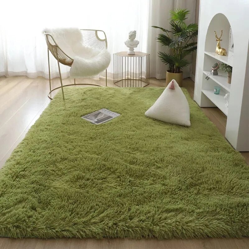 Plush Carpet with Non-Slip Backing and Modern Wilton Style