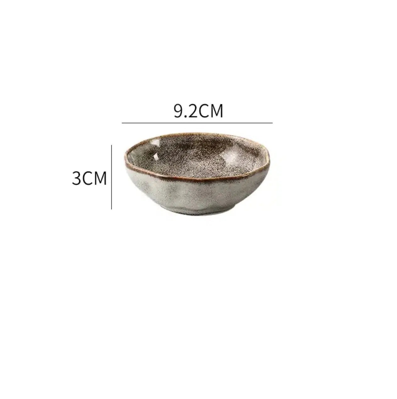 Porcelain Dinnerware Set with Irregular Stone Grain Design – Durable and Microwave Safe Tableware for Elegant Dining 0