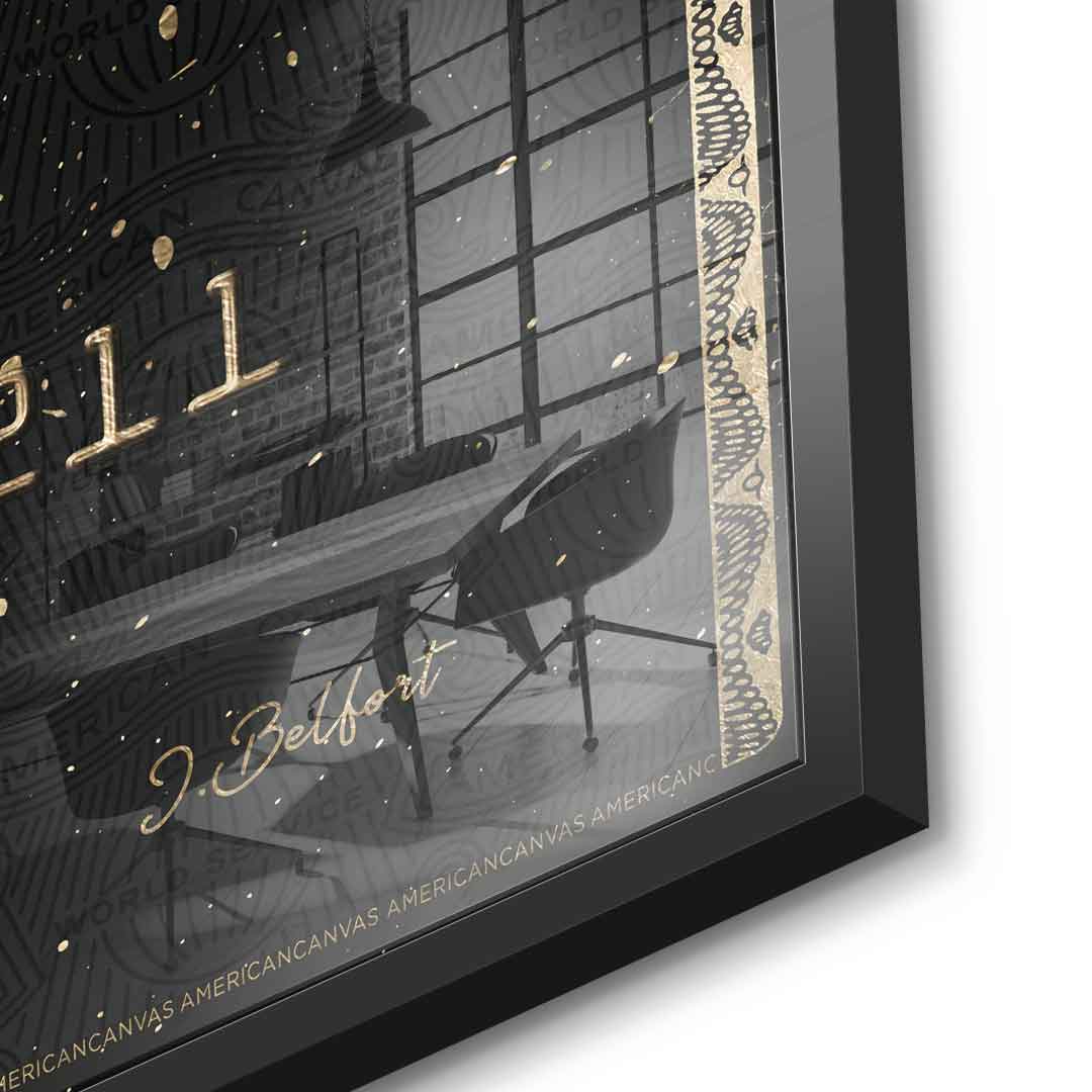 Premium Acrylic Glass Wall Art - Royal American Canvas Motif, Ready to Hang Large Framed Decor for Stunning Home Decoration 8