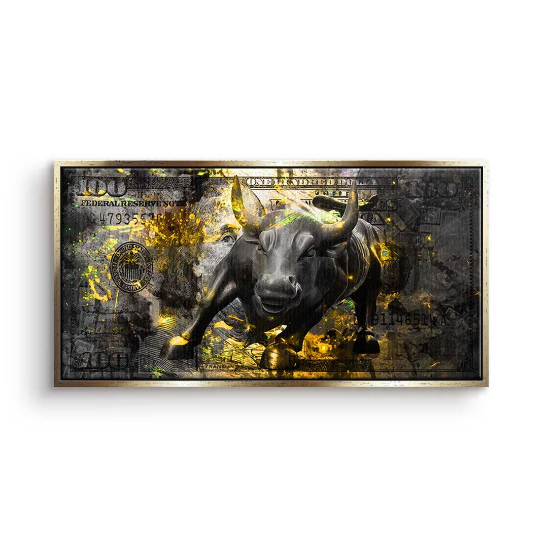 Premium Black Bull Canvas Wall Art – Ready to Hang, UV-Resistant, Handmade in Germany, Custom Sizes Available 11
