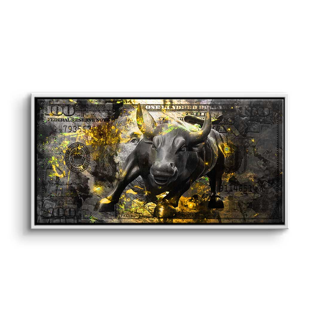 Premium Black Bull Canvas Wall Art – Ready to Hang, UV-Resistant, Handmade in Germany, Custom Sizes Available 12
