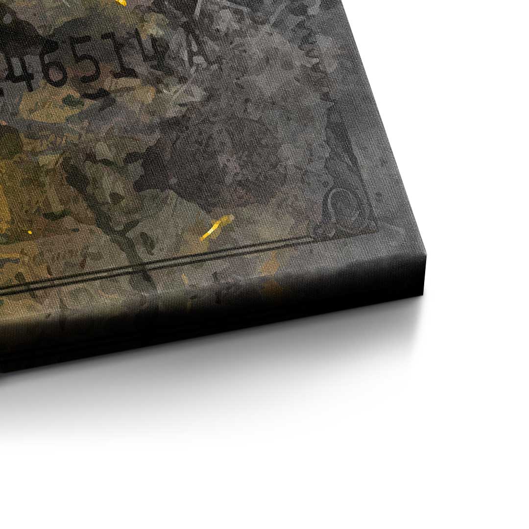 Premium Black Bull Canvas Wall Art – Ready to Hang, UV-Resistant, Handmade in Germany, Custom Sizes Available 8