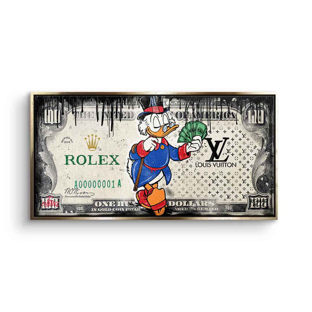 Premium Canvas Wall Art - Royal Duck 2.0 - Ready to Hang Canvas Print, Handmade in Germany, UV-Resistant, Eco-Friendly 10